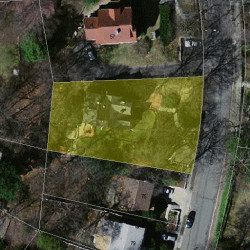 67 Grove Hill Ave, Newton MA  02460-2336 aerial view