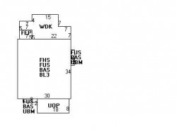 16 Bradford Rd, Newton MA 02461-1004 floor plan