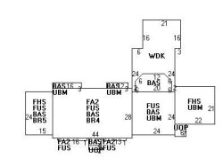 132 Farlow Rd, Newton MA  02458-2439 floor plan
