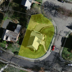 4 Overlook Park, Newton MA  02459-1344 aerial view