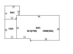 122 Truman Rd, Newton MA 02459-2665 floor plan