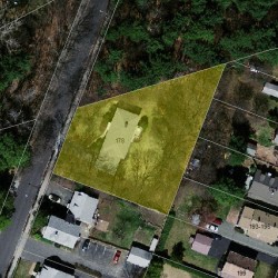 178 Beethoven Ave, Newton MA 02468-1728 aerial view