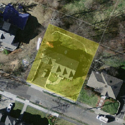73 Fairmont Ave, Newton MA 02458-2505 aerial view