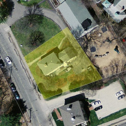 260 Concord St, Newton MA  02462-1315 aerial view