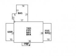 41 Fellsmere Rd, Newton MA 02459-1339 floor plan