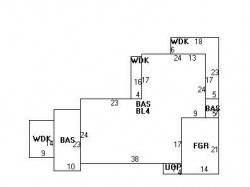 217 Country Club Rd, Newton MA  02459-3118 floor plan