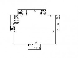 116 West St, Newton MA 02458-1327 floor plan