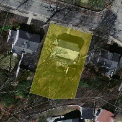 206 Mill St, Newton MA  02460-2444 aerial view