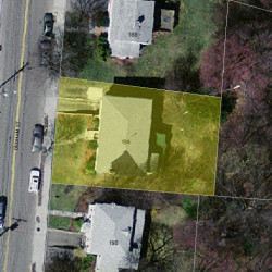 194 Dedham St, Newton MA 02461-2118 aerial view
