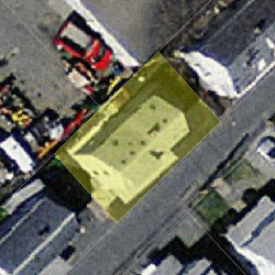 11 Quirk Ct, Newton MA 02458-1224 aerial view