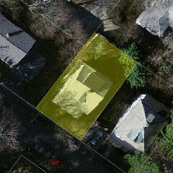 35 Bennington St, Newton MA 02458-1901 aerial view