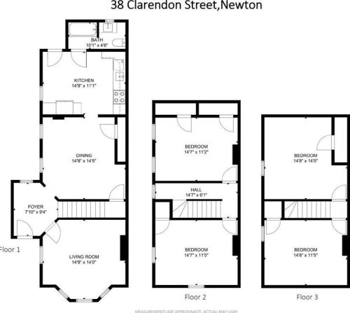 38 Clarendon St, Newton MA 02460-2021 exterior