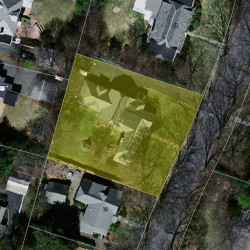 31 Locke Rd, Newton MA 02468-1415 aerial view