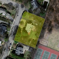 29 Dorset Rd, Newton MA 02468-1457 aerial view