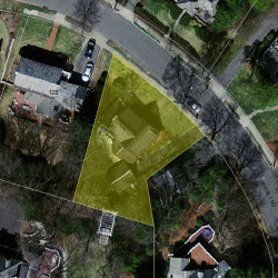 120 Dorset Rd, Newton MA 02468-1410 aerial view