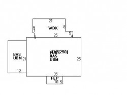 330 Woodward St, Newton MA 02468-2042 floor plan