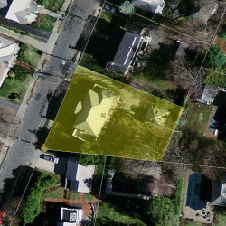 62 Prentice Rd, Newton MA  02459-1343 aerial view