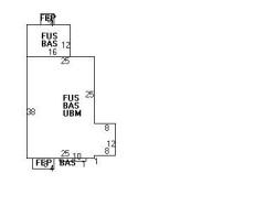 384 Parker St, Newton MA 02459-2605 floor plan