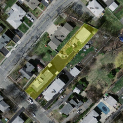 262 Nevada St, Newton MA  02460-1466 aerial view