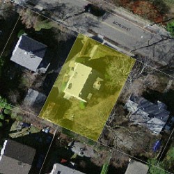 120 Jackson St, Newton MA 02459-2538 aerial view