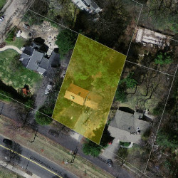 1489 Commonwealth Ave, Newton MA  02465-2831 aerial view