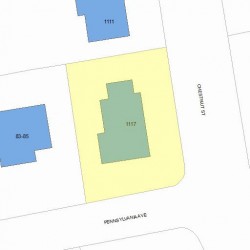 1117 Chestnut St, Newton MA 02464-1306 plot plan