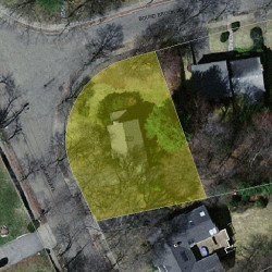 222 Upland Ave, Newton MA  02461-2003 aerial view