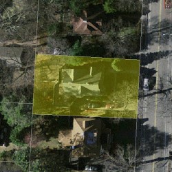 109 Parker St, Newton MA 02459-2545 aerial view