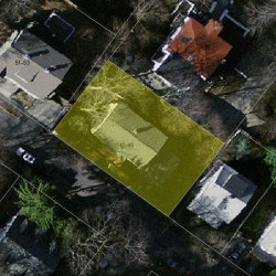 43 Bennington St, Newton MA 02458-1901 aerial view