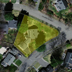 79 Colbert Rd, Newton MA  02465-2906 aerial view
