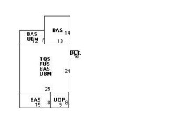 24 Indiana Ter, Newton MA  02464-1315 floor plan