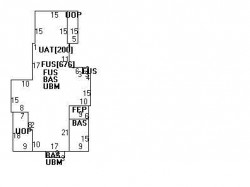 72 Highland St, Newton MA  02465-2405 floor plan