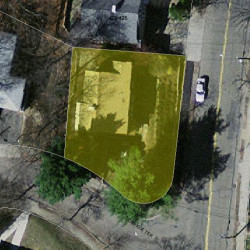 427 Lowell Ave, Newton MA  02460-2148 aerial view
