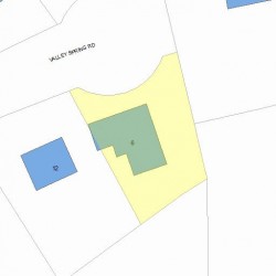 6 Valley Spring Rd, Newton MA 02458-2712 plot plan