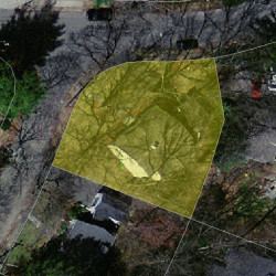 2 Alexander Rd, Newton MA  02461-1831 aerial view