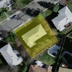 39 Nardell Rd, Newton MA  02459-2823 aerial view
