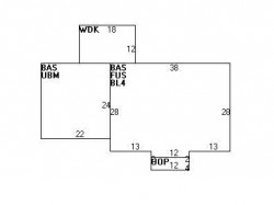 29 Roland St, Newton MA  02461-1919 floor plan