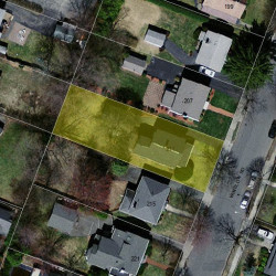 211 Winslow Rd, Newton MA  02468-1713 aerial view