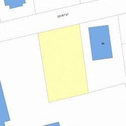 90 Court St, Newton MA 02458-1265 plot plan