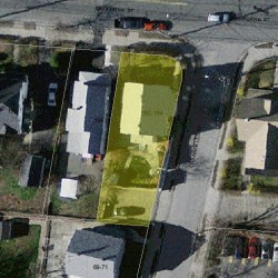 194 California St, Newton MA  02458-1007 aerial view