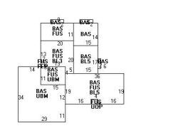 88 Exeter St, Newton MA 02465-2809 floor plan