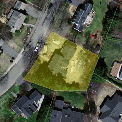 98 Annawan Rd, Newton MA 02468-2112 aerial view