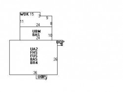 40 Walden St, Newton MA  02460-2122 floor plan