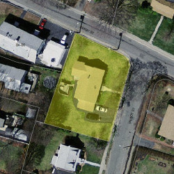 5 Talbot St, Newton MA  02465-1617 aerial view