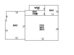 63 Kingswood Rd, Newton MA 02466-1013 floor plan