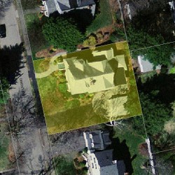 30 Orient Ave, Newton MA  02459-1426 aerial view