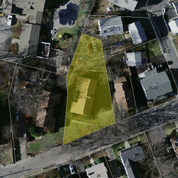 23 Waban St, Newton MA 02458-1533 aerial view
