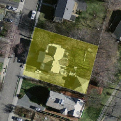 80 Grasmere St, Newton MA  02458-2211 aerial view