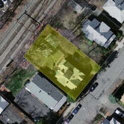 85 Floral St, Newton MA 02461-1543 aerial view