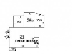 34 Day St, Newton MA  02466-2917 floor plan